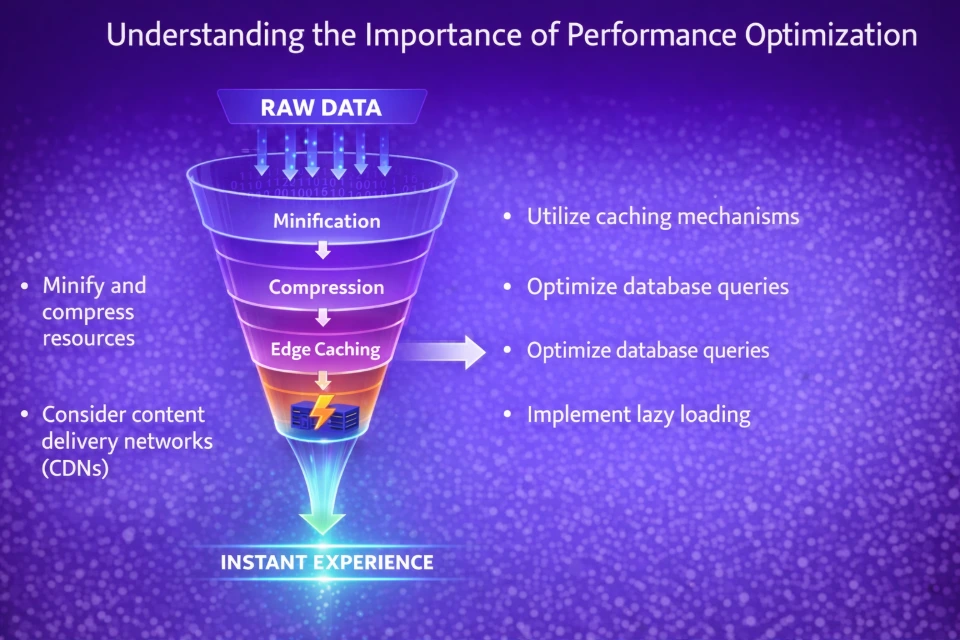 performance optimization raw data analysis system efficiency metrics load time reduction resource utilization speed improvement data driven optimization