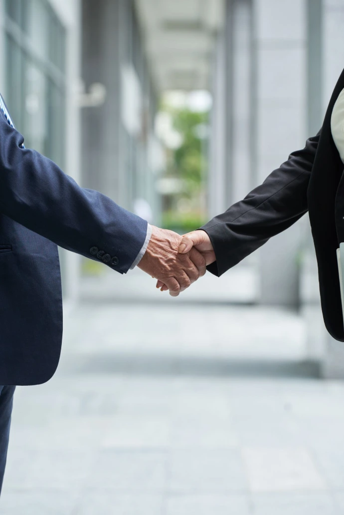 Two Men Shaking Hands