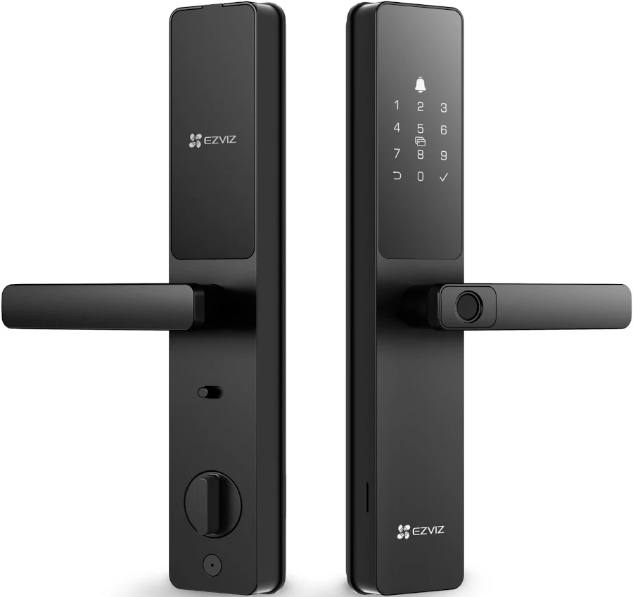 Smart Door Lock C200 Black (24 No hook - Wooden door) (Lifesmart)
