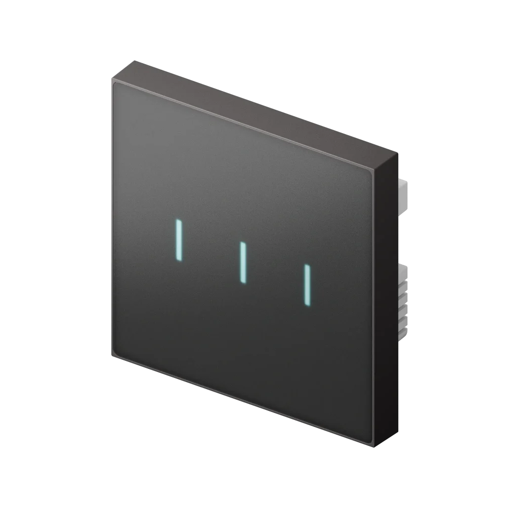 Nature Switch (Black Glass/White/3 way)