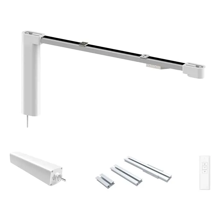 Retractable Track Curtain Set 2.5-4.5