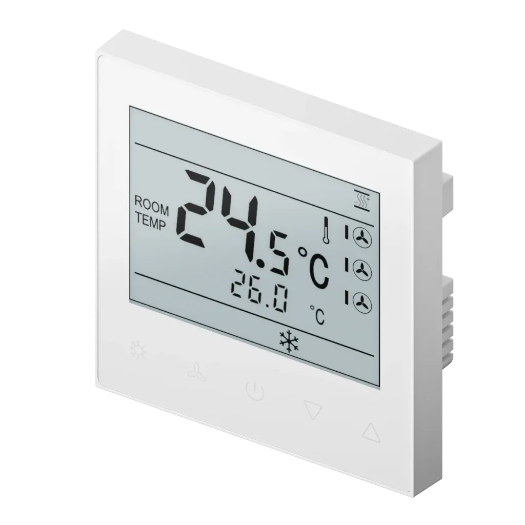 Nature Thermostat (White Frame/ White Glass)