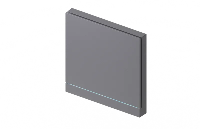 BLEND Switch PRO (SL/Grey/1 way) - Non Neutral (Non-Neutral)