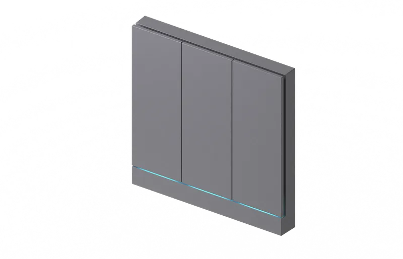 BLEND Switch PRO (SL/Grey/3 way) - Non Neutral (Non-Neutral)
