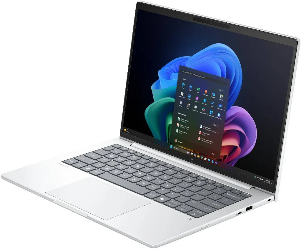 HP EliteBook 8 G1i 14  |  BG7N6UT Intel Core Ultra 7 258V 8-Core 32GB LPDDR5x RAM | 512GB PCIe 4.0 SSD 14" 1920 x 1200 IPS Touchscreen Integrated Intel Arc 140V Graphics Thunderbolt 4 | USB-C 3.2 Gen 2 USB-A 3.2 Gen 1 | HDMI 2.1 I 3.5mm Wi-Fi 7 (802.11be) | Bluetooth 5.4 5MP IR Webcam, Dual Speakers, and Mics Copilot Optimized Windows 11 Pro (64-Bit)
