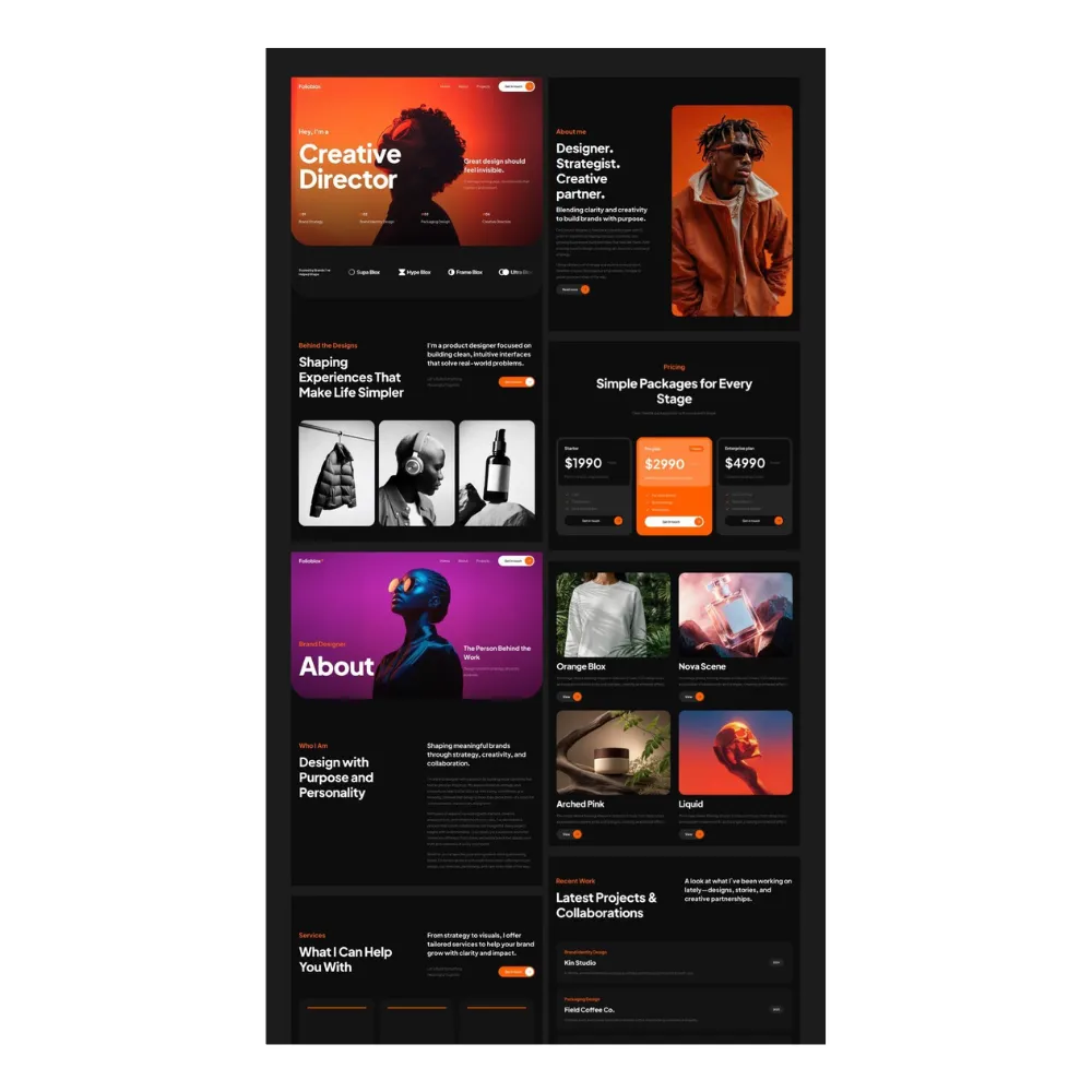 Profile Website Design